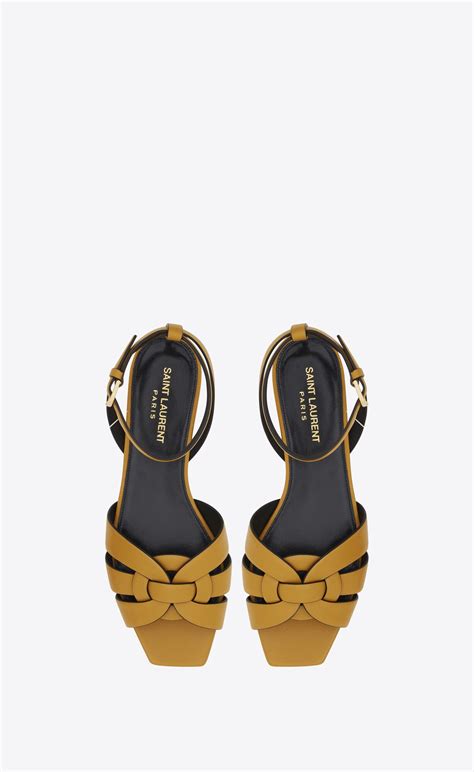 tribute ysl sizing|st laurent tribute flat sandals.